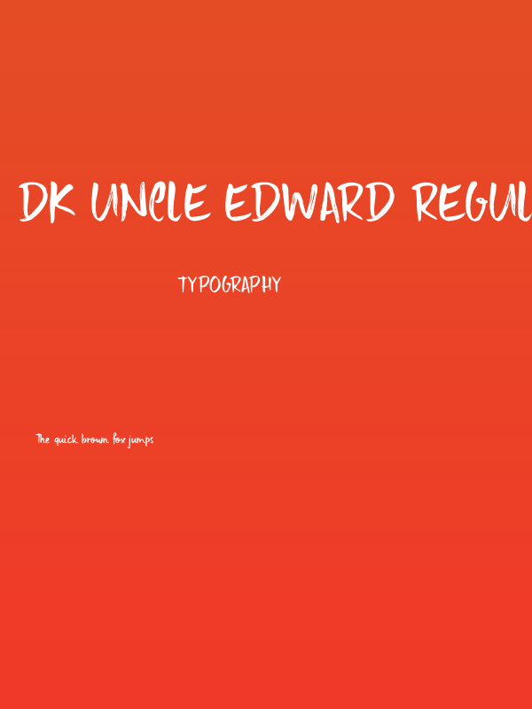 DK Uncle Edward Regular Poster
