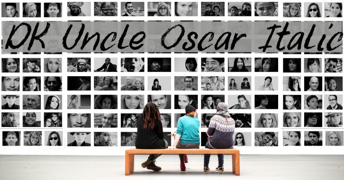 DK Uncle Oscar Italic Font examples