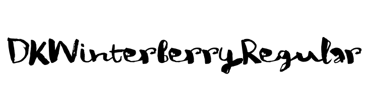 DK Winterberry Regular  Free Fonts Download