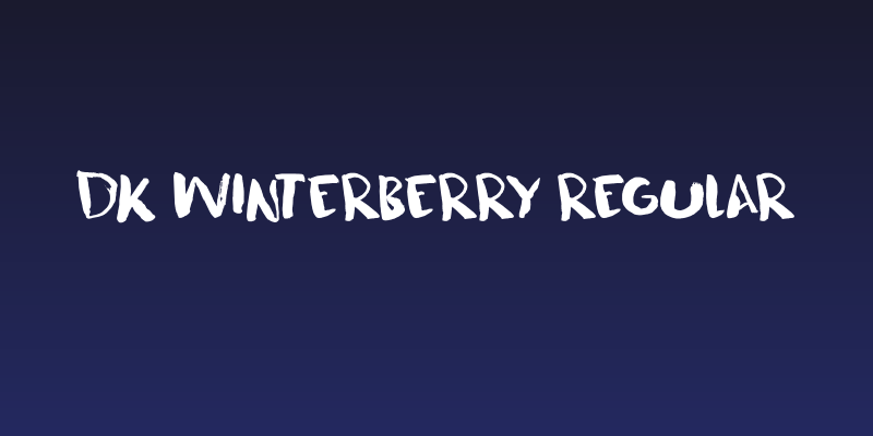 DK Winterberry Regular Social Header