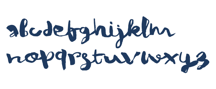 DK Winterberry Regular Lowercase