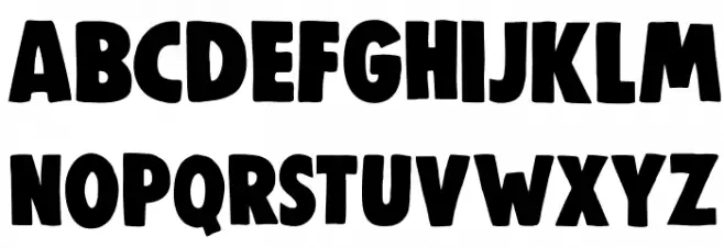 DK Woolwich Regular フォント 大文字