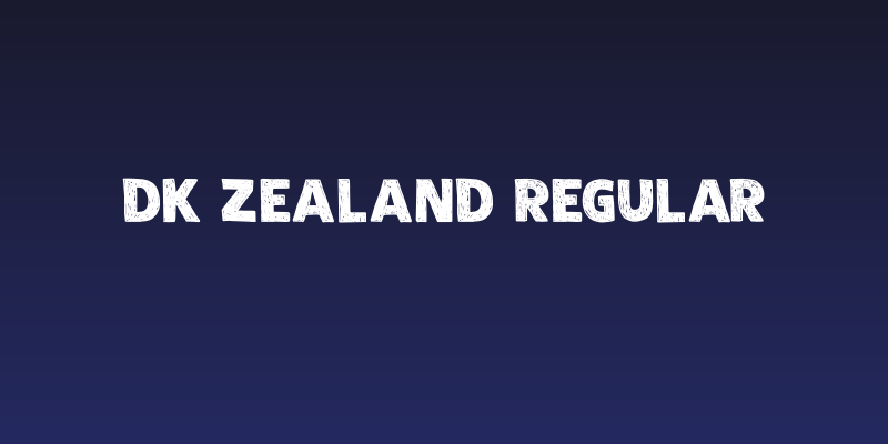 DK Zealand Regular Social Header