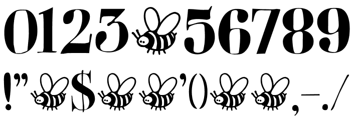 DKAbeille Font OTHER CHARS