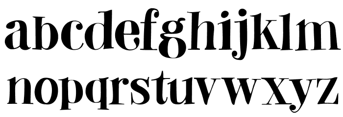 DKAbeille Font LOWERCASE