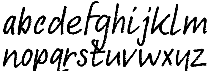 DKAbelia Font LOWERCASE