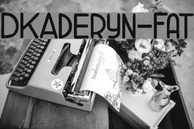 DKAderyn-Fat Font examples