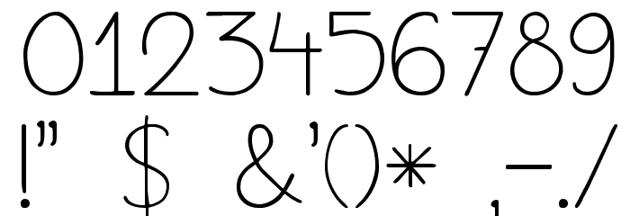 DKAderyn Font OTHER CHARS