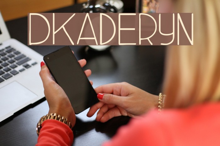 DKAderyn Font examples