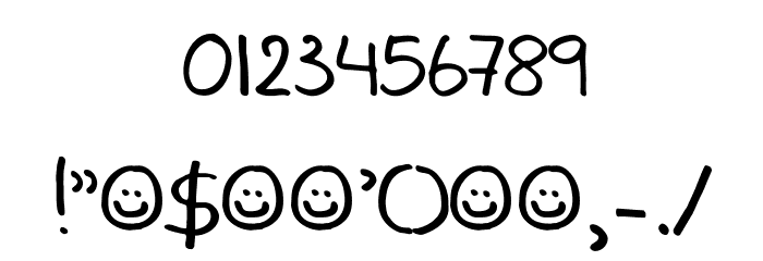DKAintNothingFancy Font OTHER CHARS