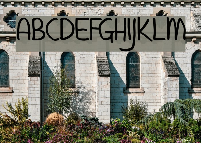 DKAintNothingFancy Font examples