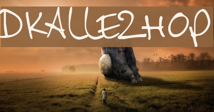 DKAllezHop Font examples