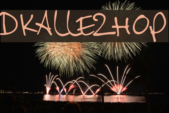 DKAllezHop Font examples