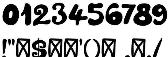 DKAmoebica Font OTHER CHARS