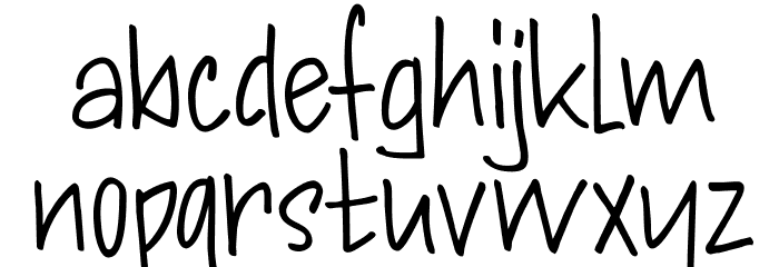 DKAndorraScript Font LOWERCASE