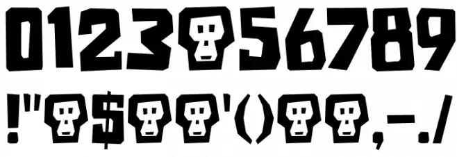 DKAstromonkey Font OTHER CHARS