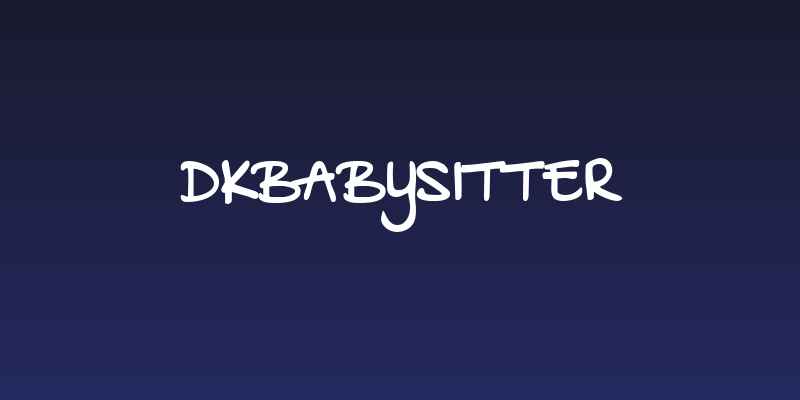 DKBabysitter Social Header