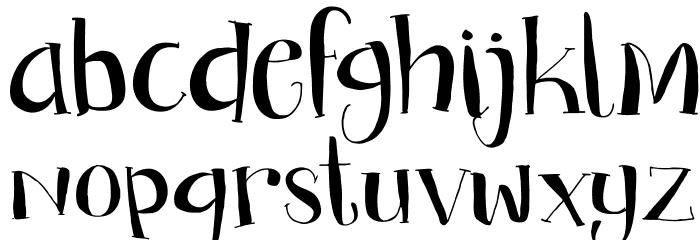 DKBandolina Font LOWERCASE