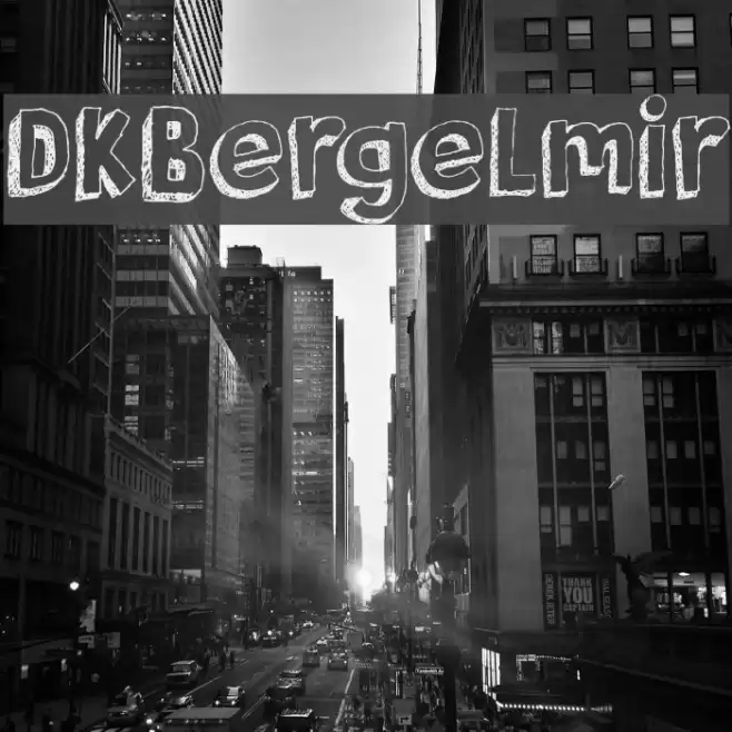 DKBergelmir Font examples