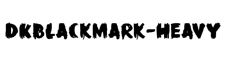 DKBlackMark-Heavy  Скачать бесплатные шрифты