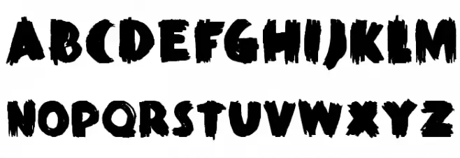 DKBlackMark-Heavy Polices MAJUSCULES