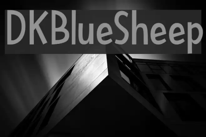 DKBlueSheep Font examples