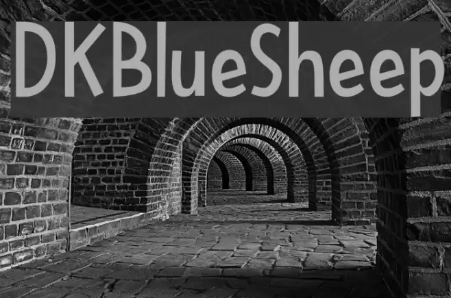 DKBlueSheep Font examples