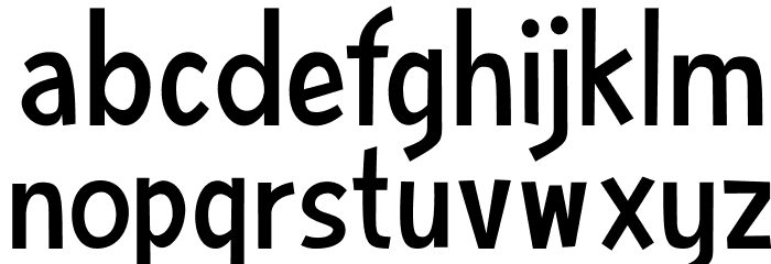 DKBlueSheep Font LOWERCASE