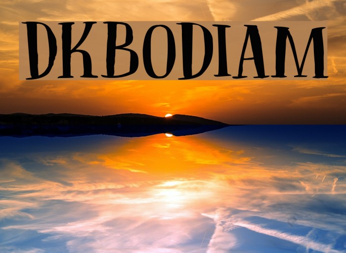 DKBodiam Font examples