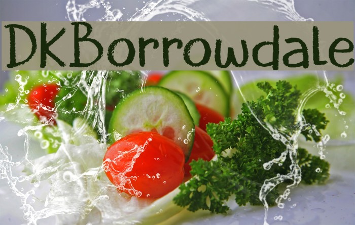 DKBorrowdale Font examples