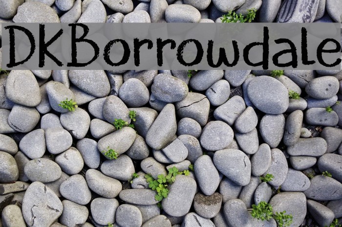 DKBorrowdale Font examples