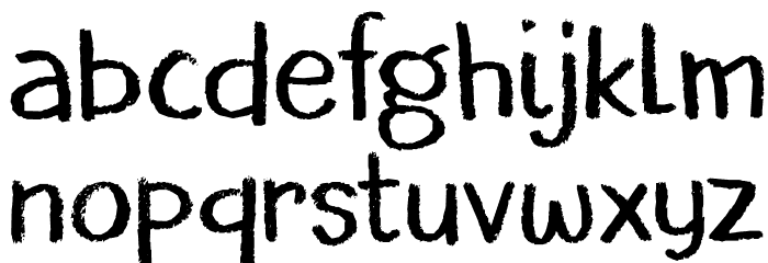 DKBorrowdale Font LOWERCASE