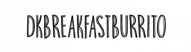 DKBreakfastBurrito  baixar fontes gratis