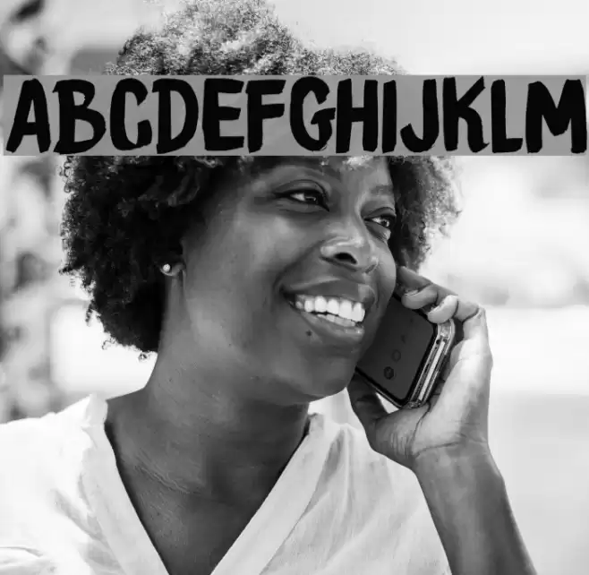 DKBrushCrush Font examples