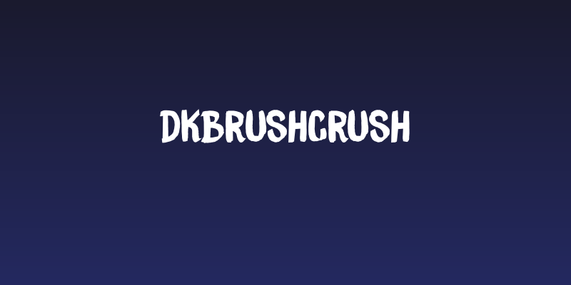 DKBrushCrush Social Header