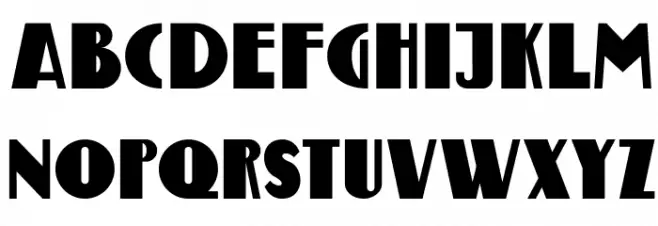 DKBungehuis 字体 大写