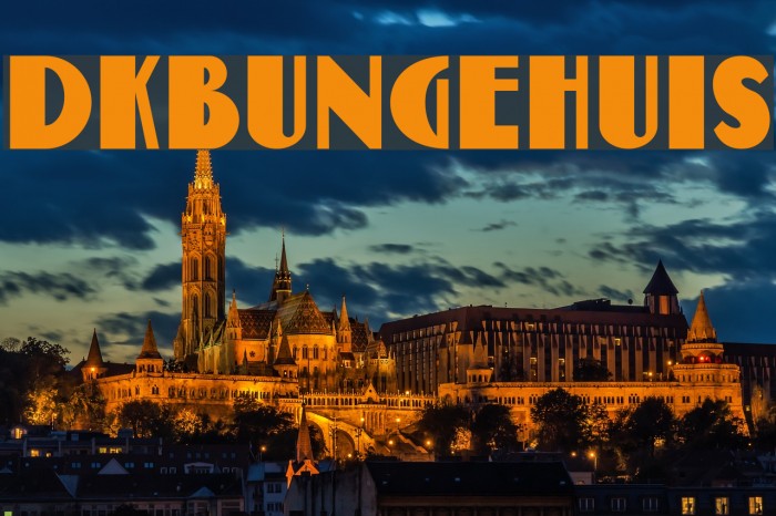 DKBungehuis Font examples