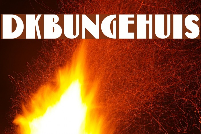 DKBungehuis Font examples