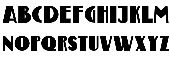 DKBungehuis Font LOWERCASE