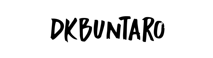 DKBuntaro Schriftart