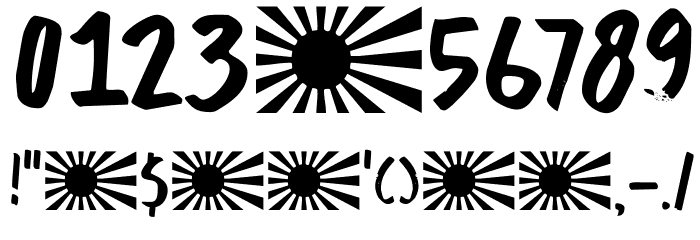 DKBuntaro Font OTHER CHARS
