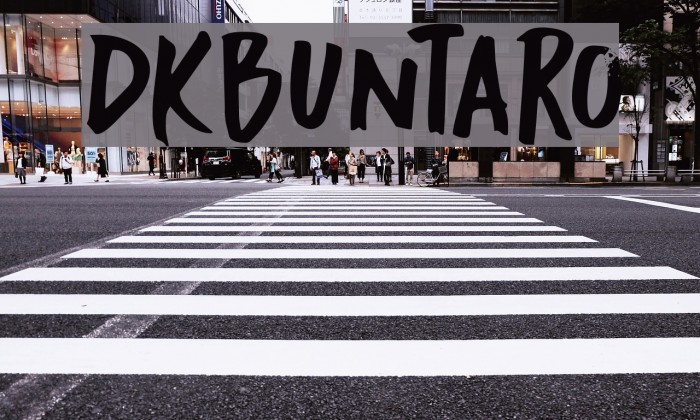 DKBuntaro Font examples