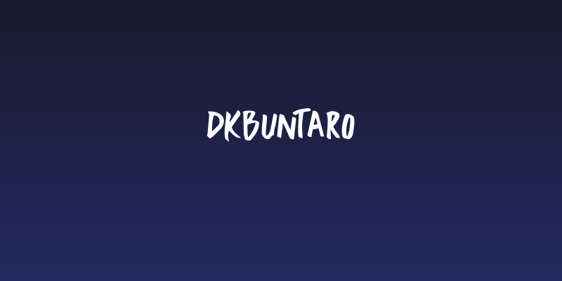 DKBuntaro Social Header