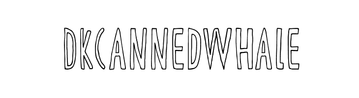 DKCannedWhale  font caratteri gratis