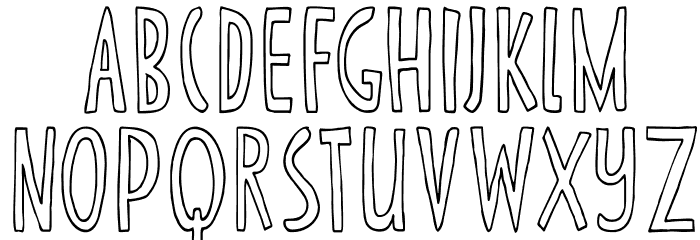 DKCannedWhale Font LOWERCASE