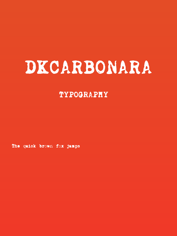 DKCarbonara Poster