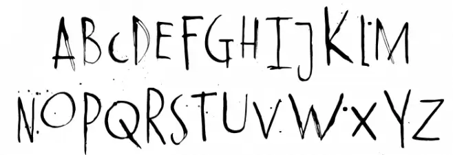 DKCastanea Font Litere mari