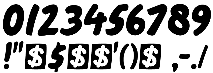 DKCheckout フォント その他の文字