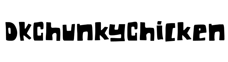 DKChunkyChicken Font