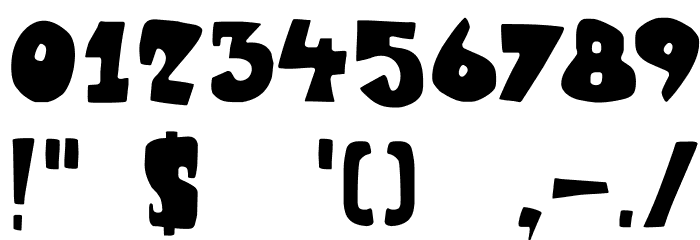 DKChunkyChicken Font OTHER CHARS
